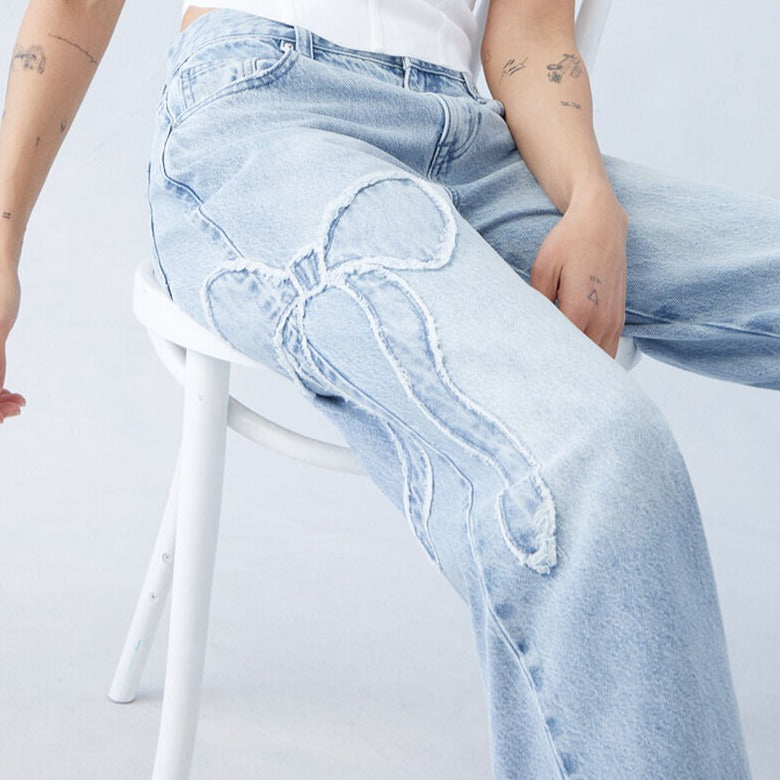 Prestique™-Bow Jeans