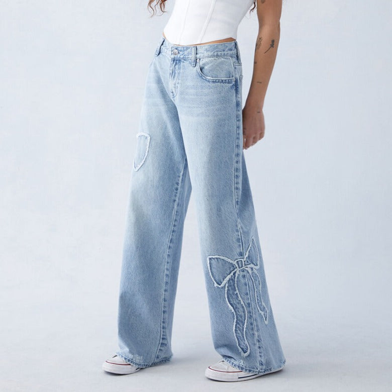 Prestique™-Bow Jeans