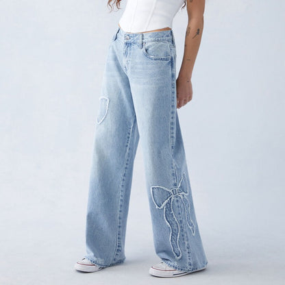 Prestique™-Bow Jeans