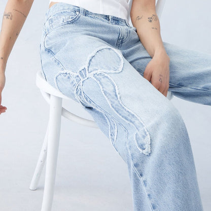 Prestique™-Bow Jeans